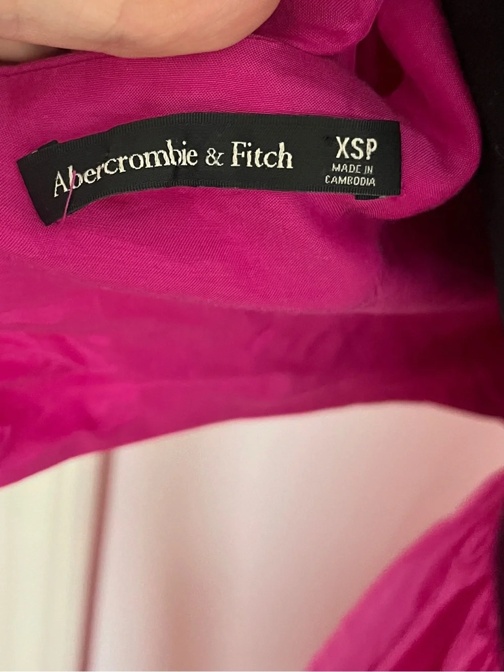 Abercrombie Emerson Puff-Sleeve Maxi Dress - Square Neck SZ XS Open Back Tie